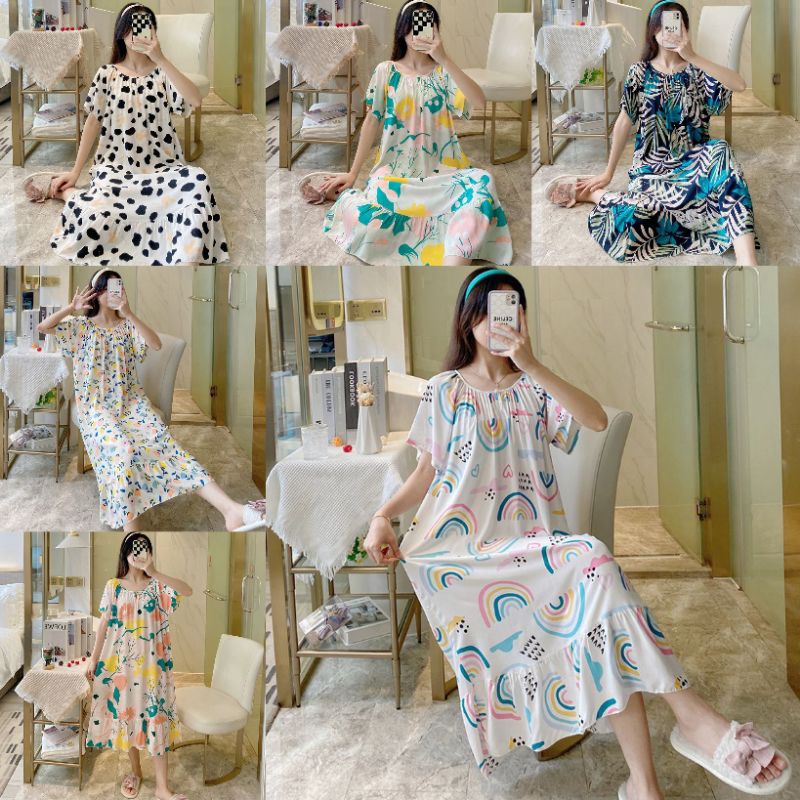 [ DASTER SOELTAN ] homedress wanita dress rayon daster perempuan  daster rayon import Grosir daster 