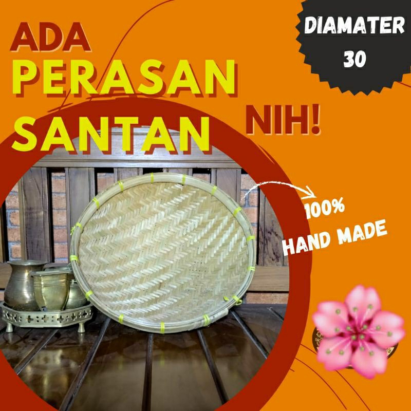 kalo diameter 30cm/tempat bumbu/tempat bawang/tempat bumbu/saringan peras santan/kalo murah brkh