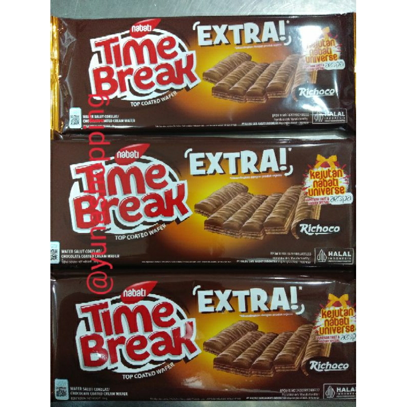 

Nabati Time Break wafer salut cokelat 36g