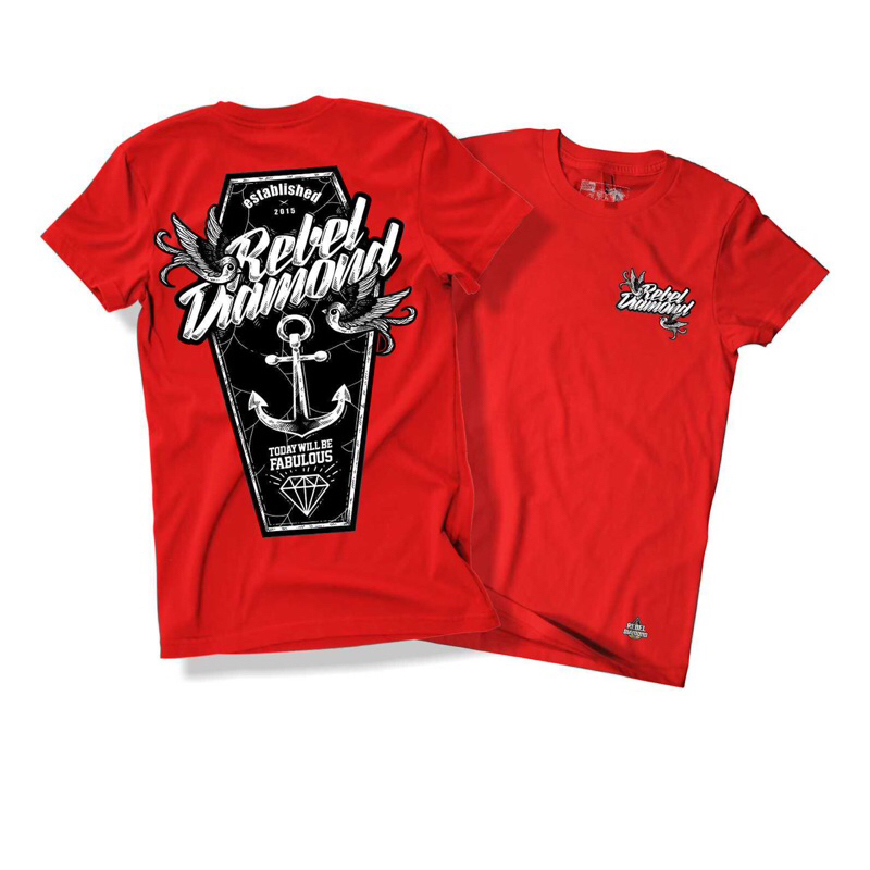 REBEL DIAMOND TSHIRT | KAOS REBEL DIAMOND | FREE STICKER