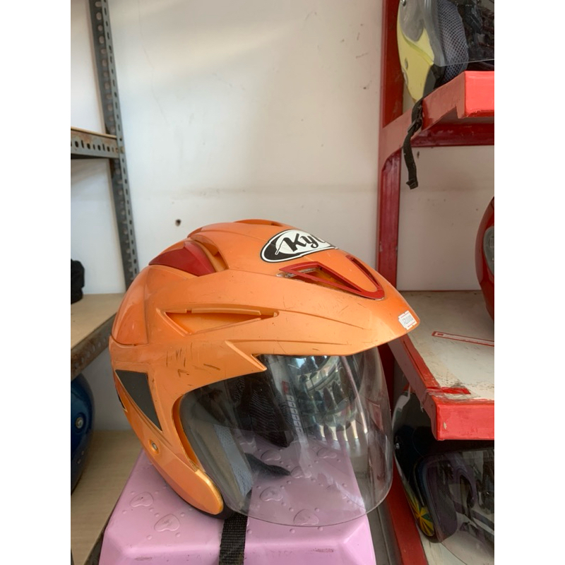 HELM KYT BEKAS ORIGINAL SCORPION DOUBLE VISOR