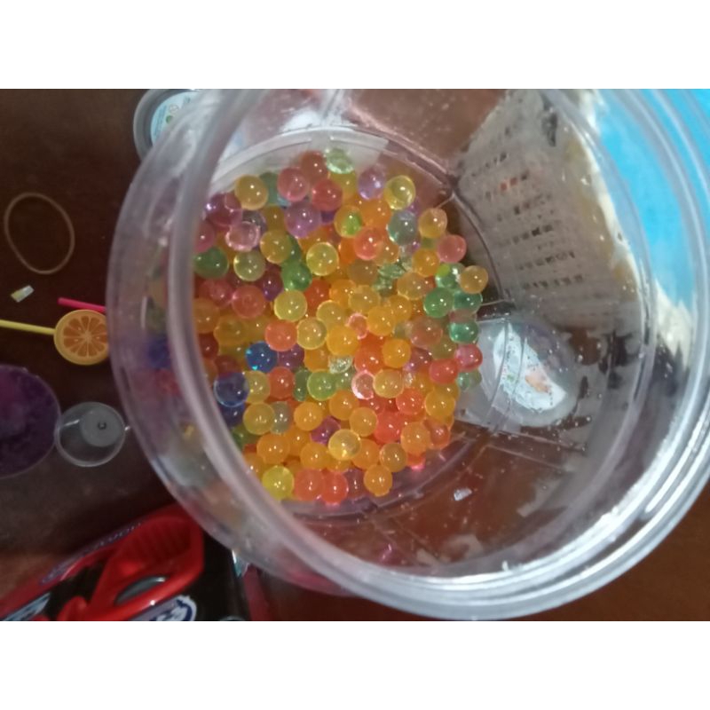 Mainan rendaman water bead isi 20 bgks