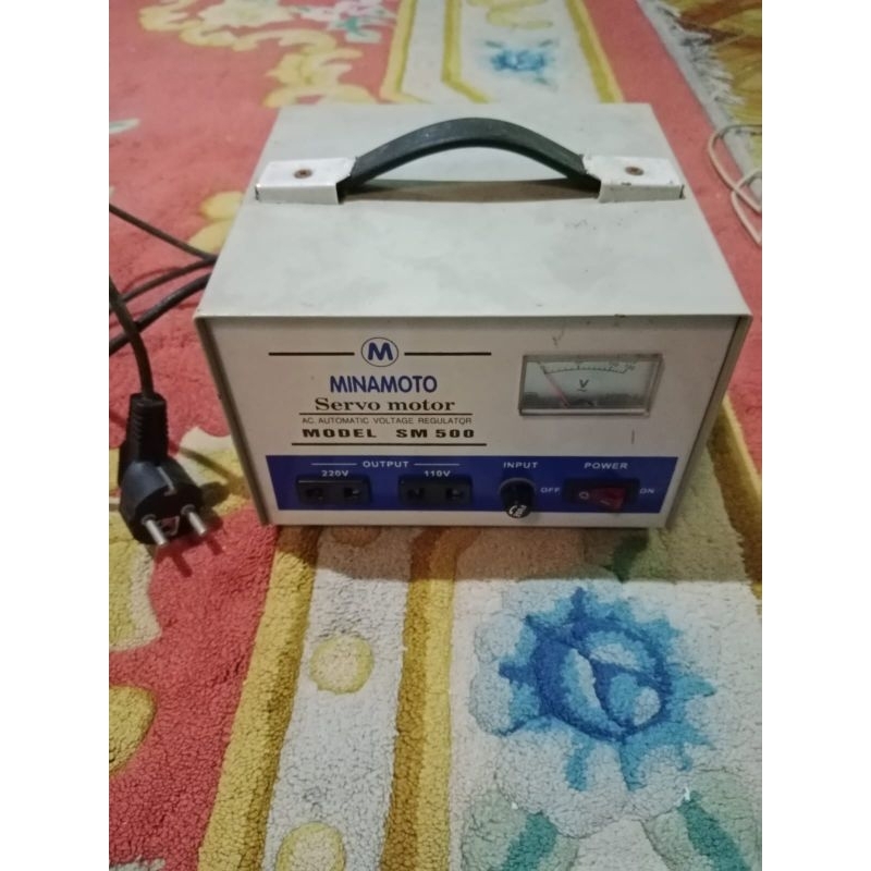 AVR STAVOL STABILIZER SERVO MOTOR MINAMOTO SM 500