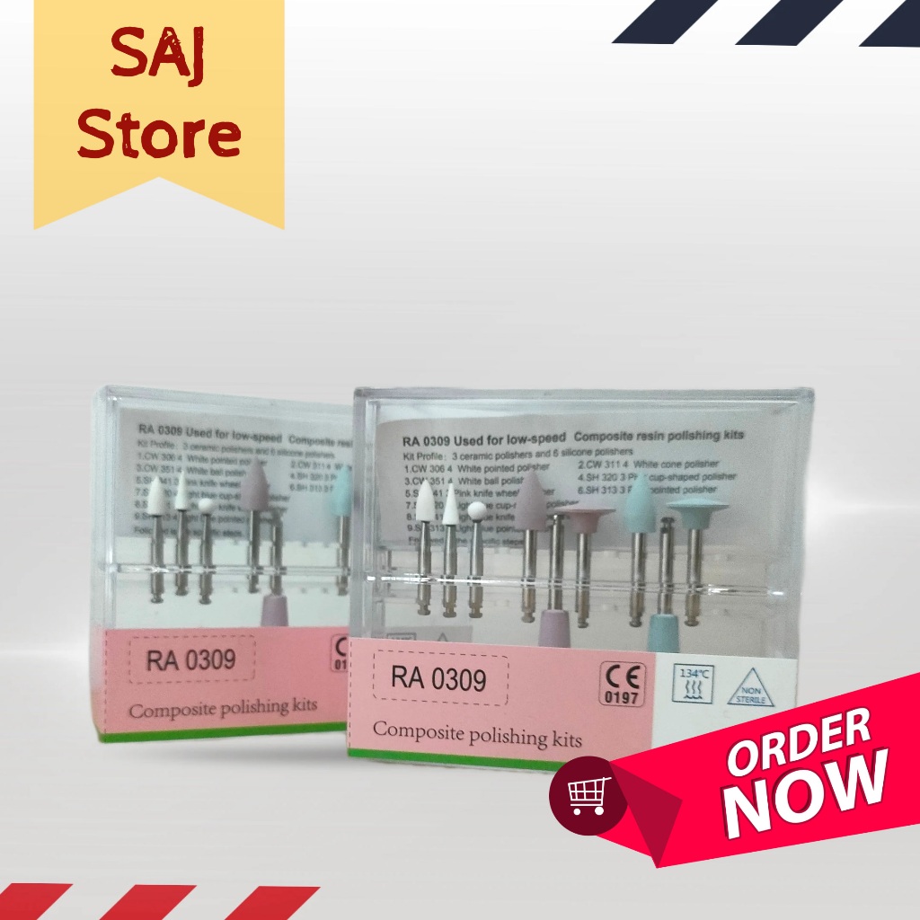 Composite Polishing Kit RA 0309/ Bur Poles Komposite