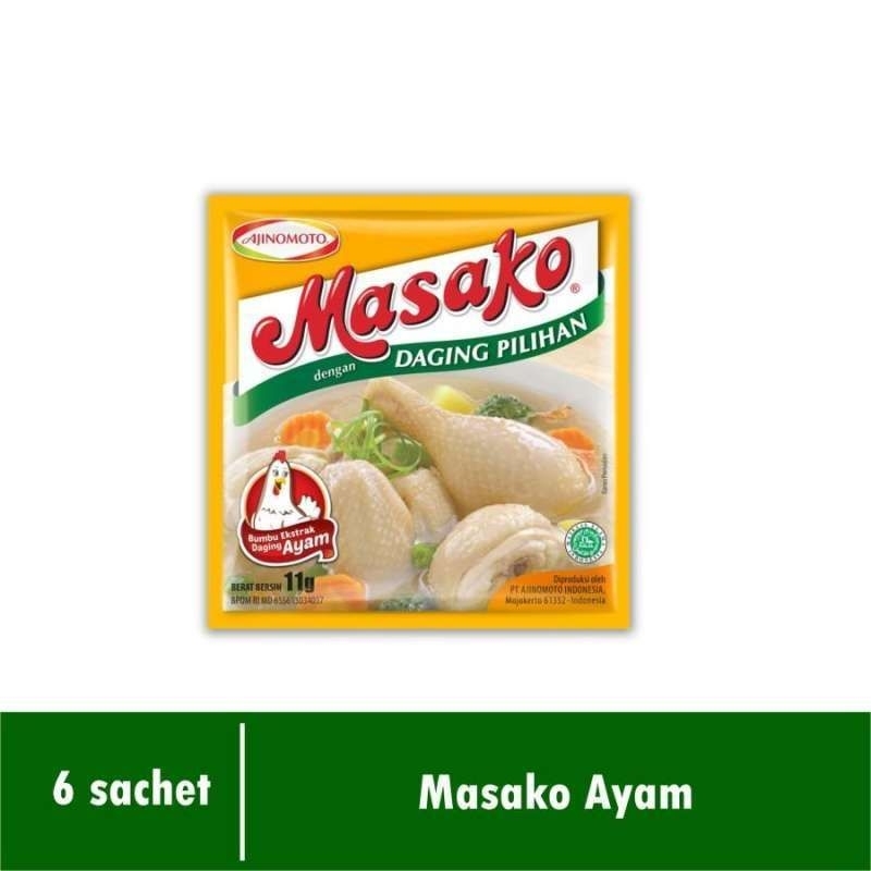 

Masako ayam sachet 6'pcs - Sayur Sakura