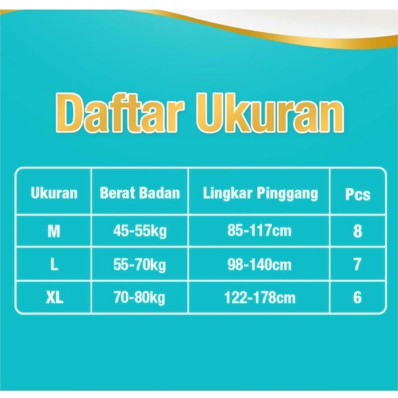 PARENTY POPOK DEWASA CELANA SUPER LEMBUT BY MAKUKU
