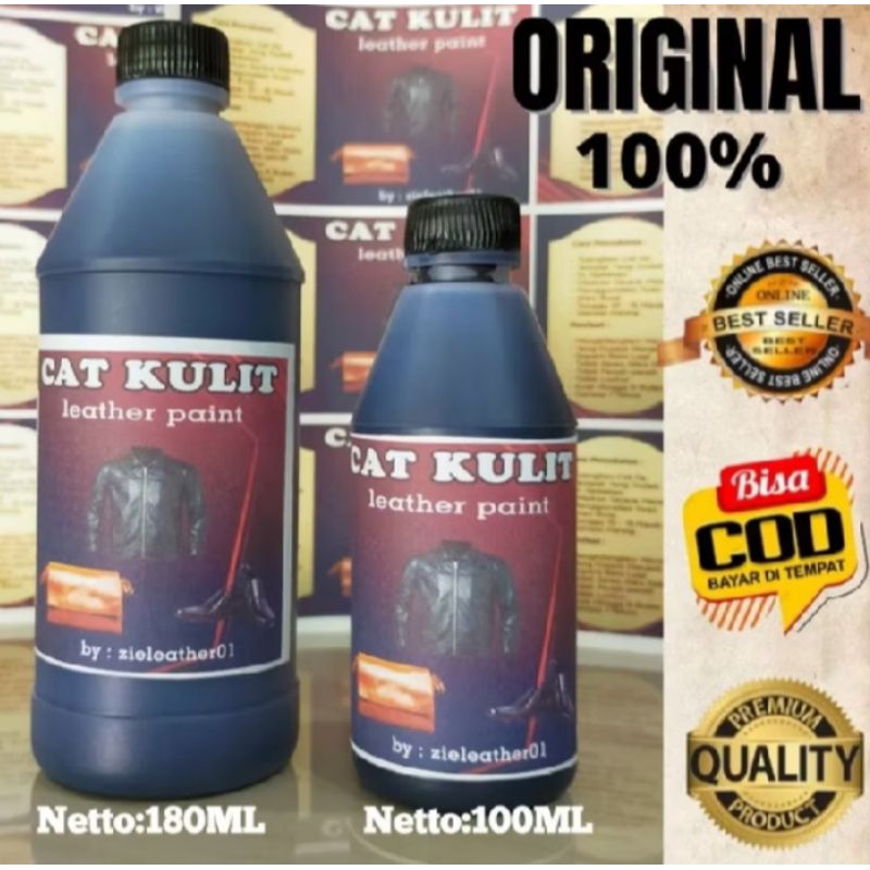 cat jaket kulit hitam