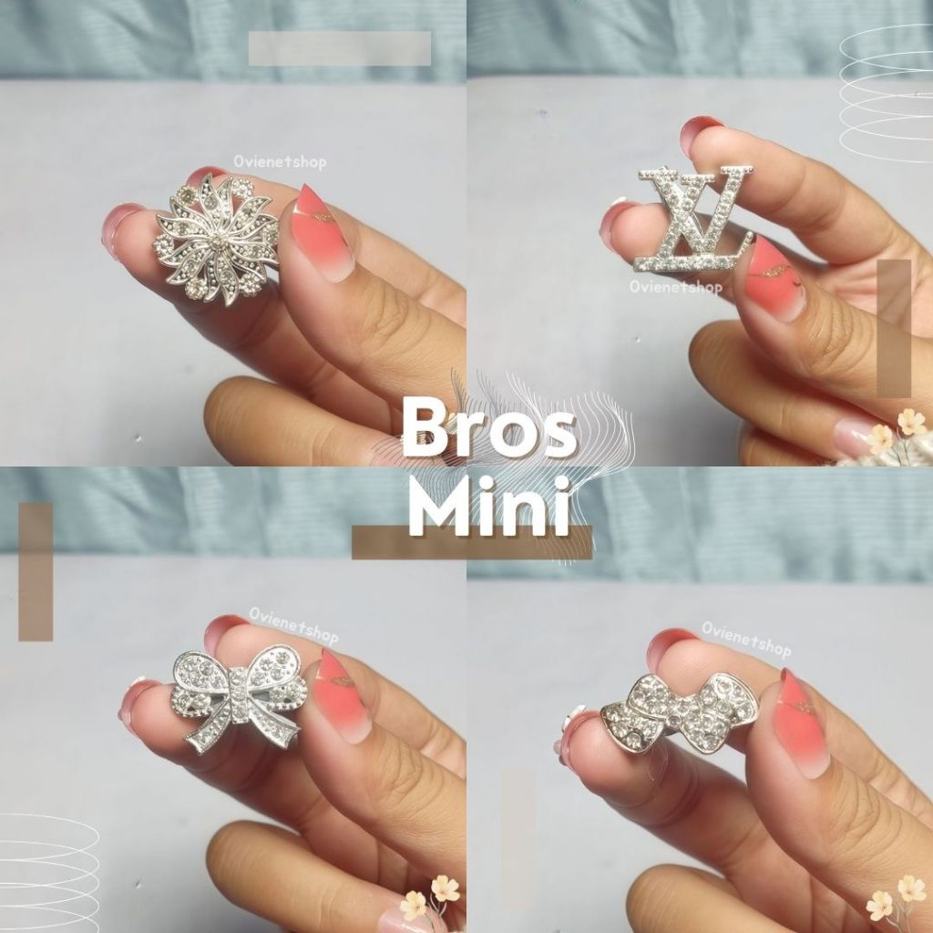 Bros hijab/ pin hijab Kecil/ Bros dagu