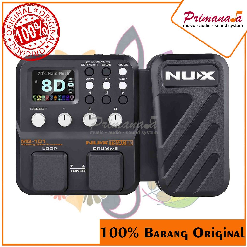Nux MG101 MG 101 Efek Guitar Processor Effect Gitar