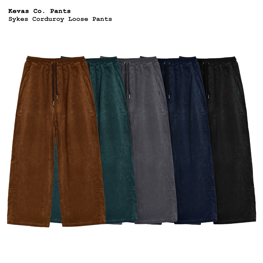 Kevas Sykes Corduroy Loose Pants