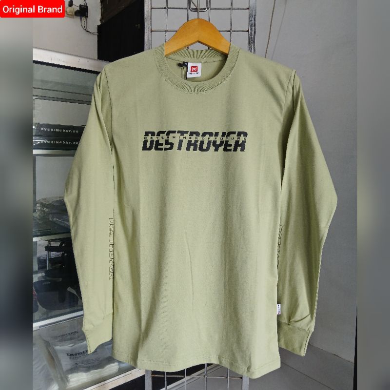 Destroyer | Kaos Lengan Panjang Size M Avocado #6