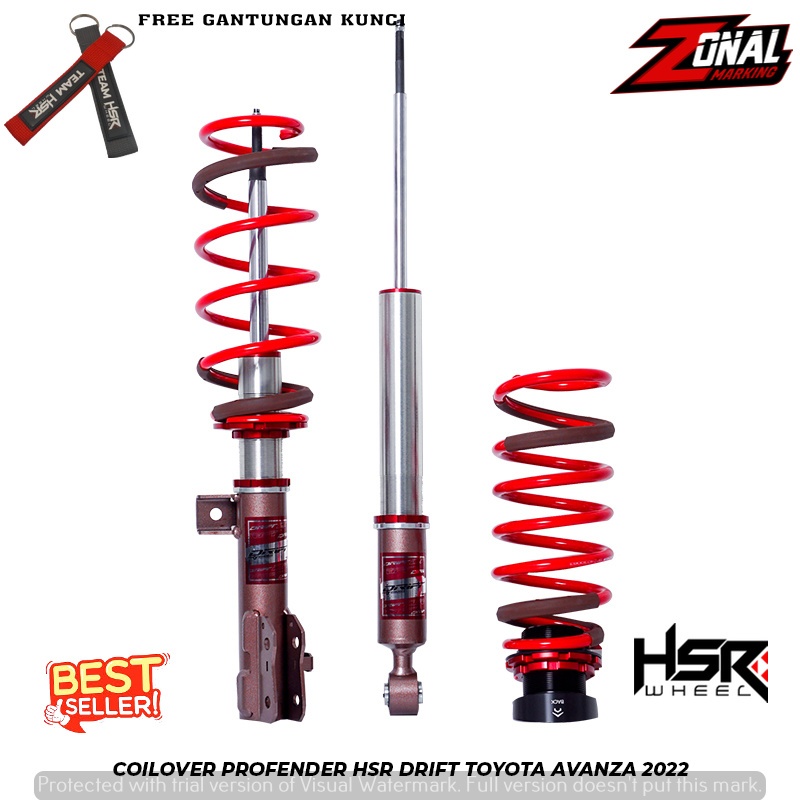 JUAL COILOVER PROFENDER HSR DRIFT TOYOTA AVANZA VELOZ 2022 UP