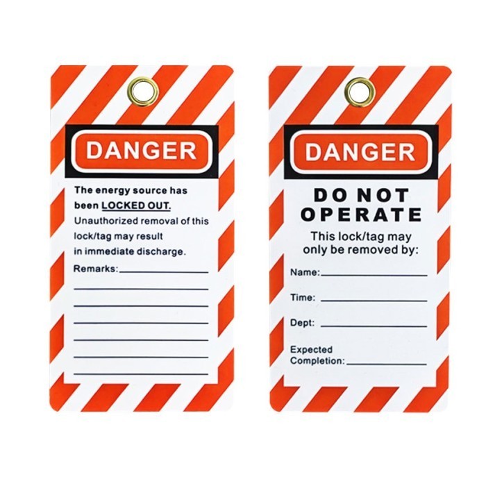

TAG OUT LOTO OSHA PVC : Bahaya Jangan Dioprasikan