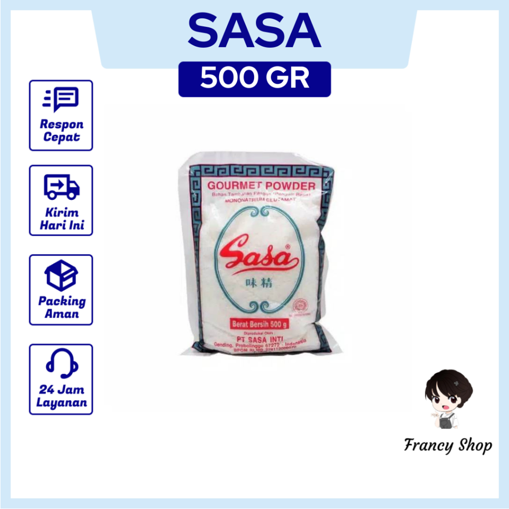 

Penyedap Micin Sasa MSG 500 Gr