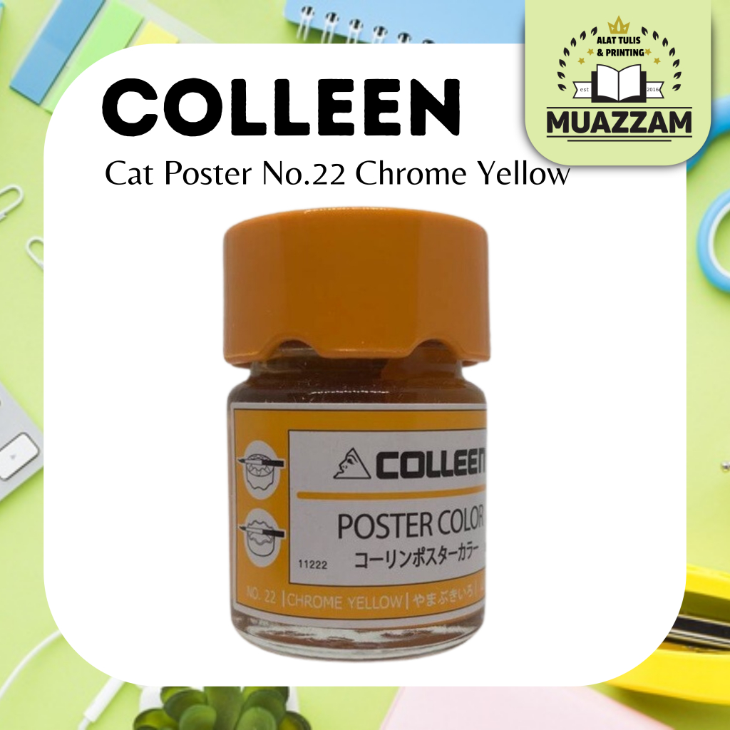 Colleen Cat Poster No.22 Chrome Yellow