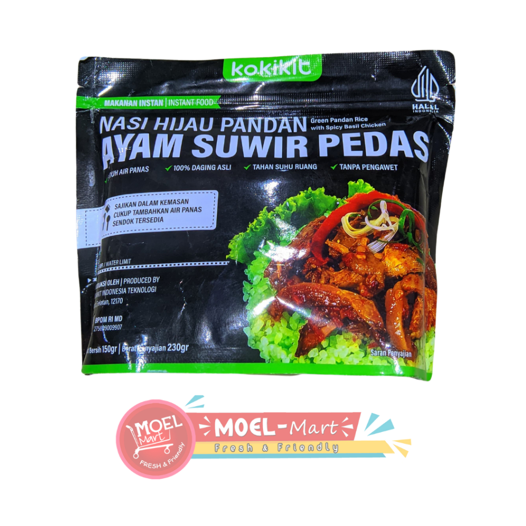 

KOKIKIT NASI HIJAU PANDAN AYAM SUWIR PEDAS 170GR
