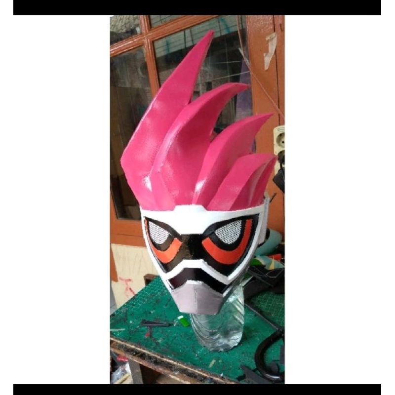 helm cosplay kamen rider exaid