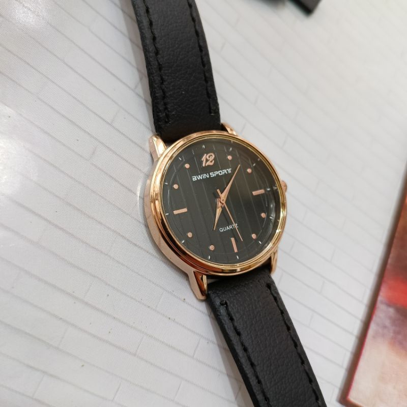 Jam Tangan Awin Sport Strap Kalep Coklat Jam Tangan Cewek