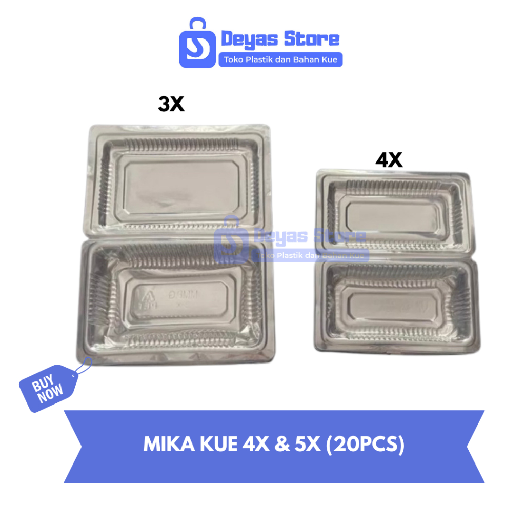 MIKA KUE/MIKA PLASTIK/MIKA SNACK ISI 20PCS