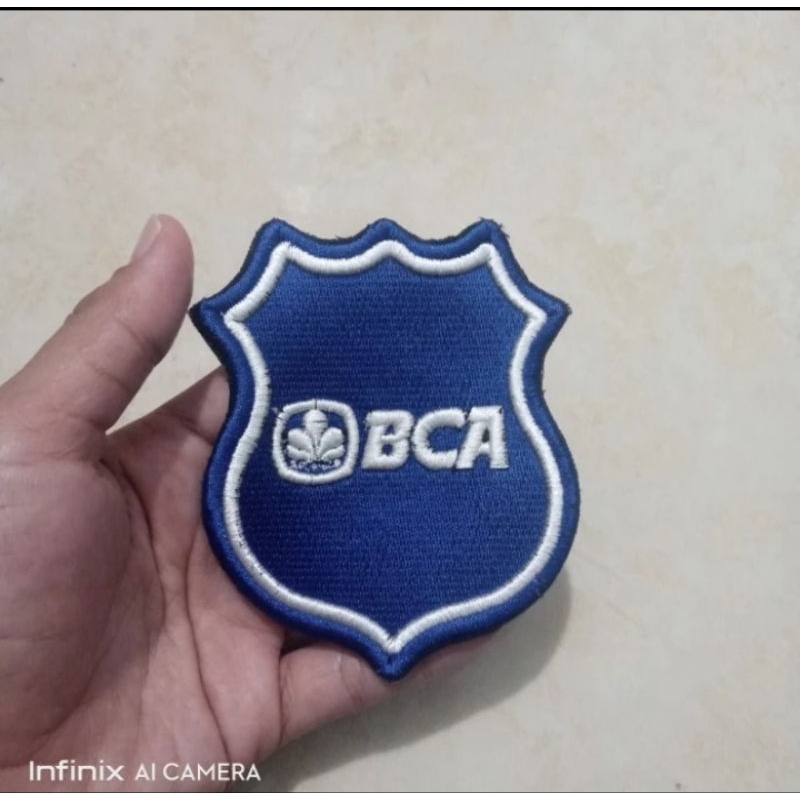Bordir timbul bank bca / bni / bri / mandiri / btn