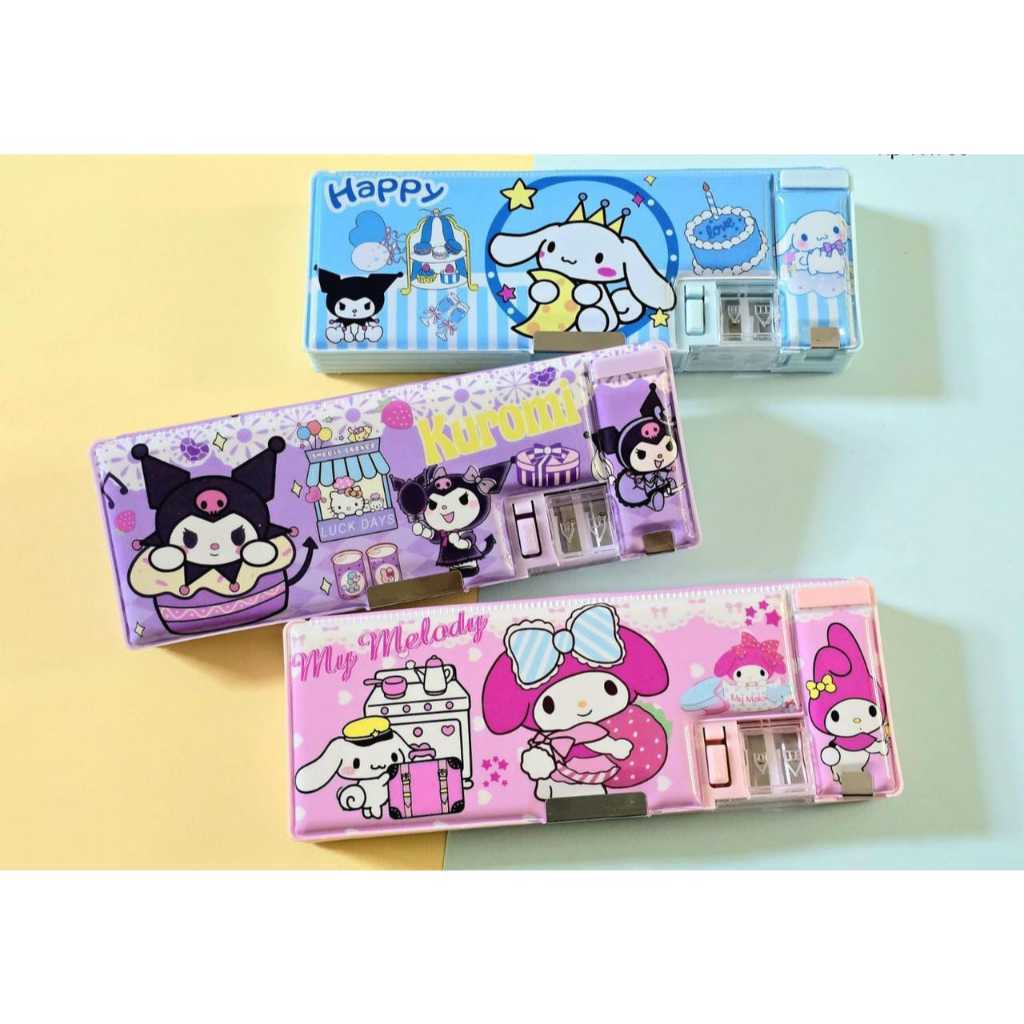 

Kotak Pensil/ Pensil Case Magnetic Panjang Sanrio Kuromi Melody Cinnamoroll Magnet