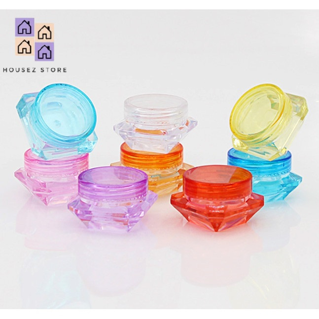 Toples Bulat Kecil Mini Box Tempat Wadah Cream Krim Kulit Wajah Obat Serbaguna Harga Per Pcs