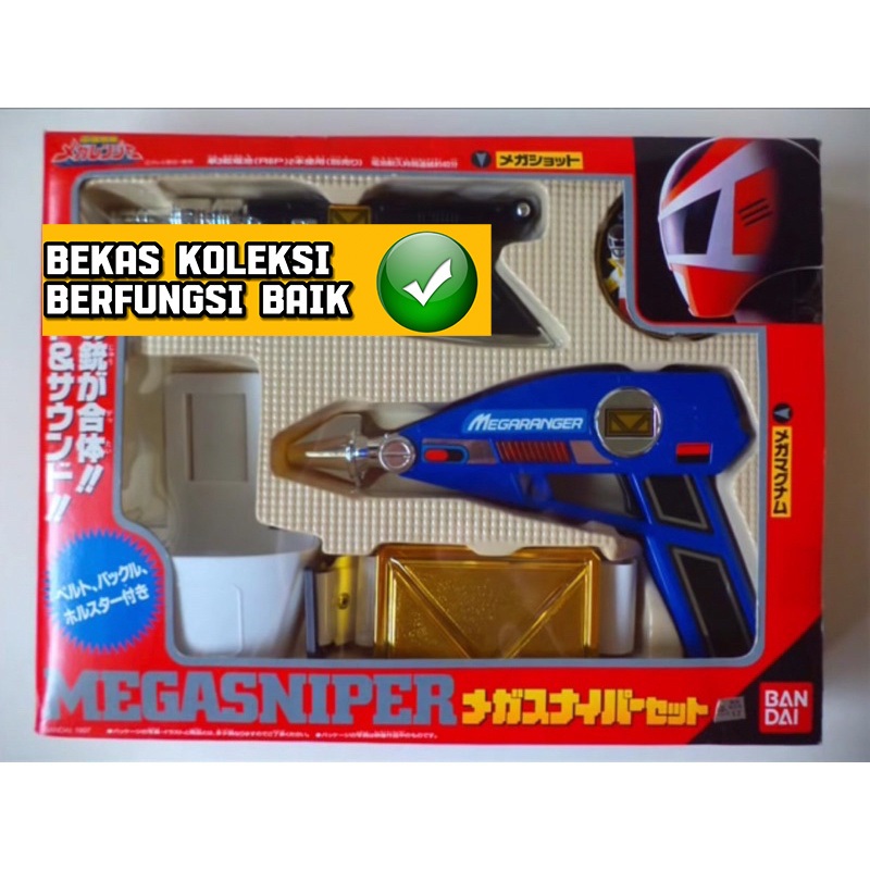 Dx Power Rangers In Space Denji Sentai Megaranger Belt Set Gun