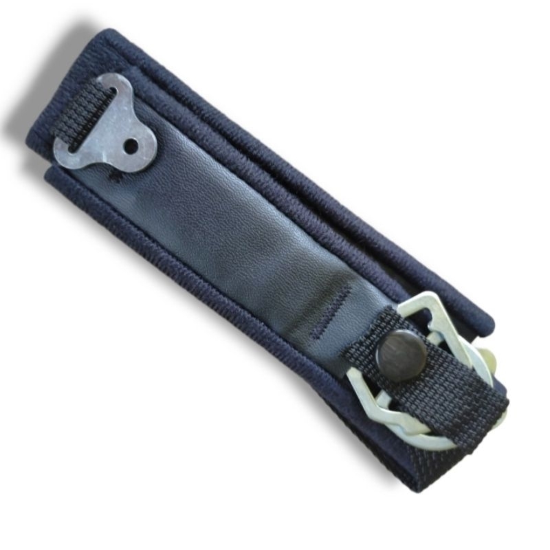 (Kancing Hitam) Tali Helm DD ring full face Plus Paku belah INK KYT CROSS DLL | Strap Universal | TA