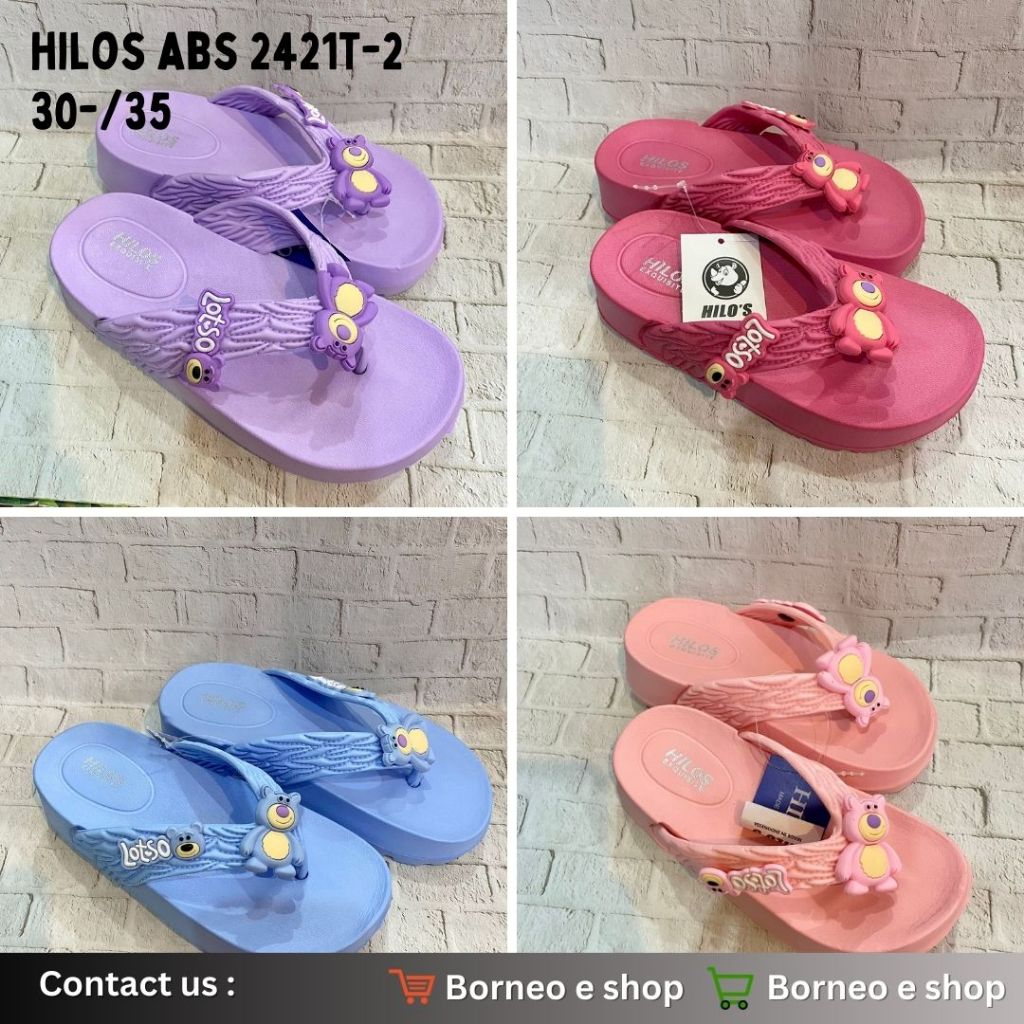 [BISA COD] Sendal JEpit Anak TEbal TInggi Ringan Anti Slip Motif Cartoon LOTSO terbaru HILOS ABS 242