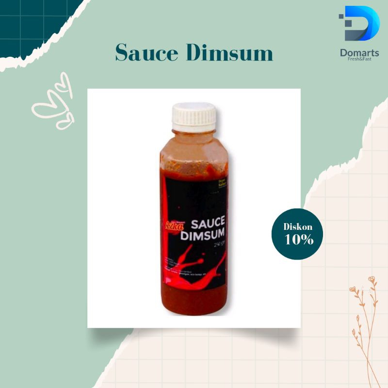 

Saus Dimsum Botol 250 Gr / Saos Kuah Bumbu Sambal Dimsum Siomay Pedas Nikmat
