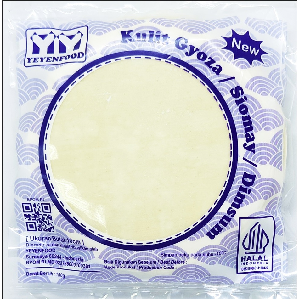 

Kulit Gyoza / Kulit Siomay (uk. Ø10cm, 150gr)