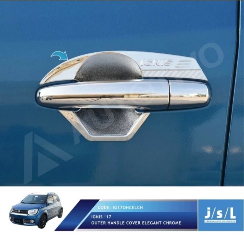 Suzuki Ignis Outer Chrome Mangkok Pintu Mobil Ignis Chrome JSL