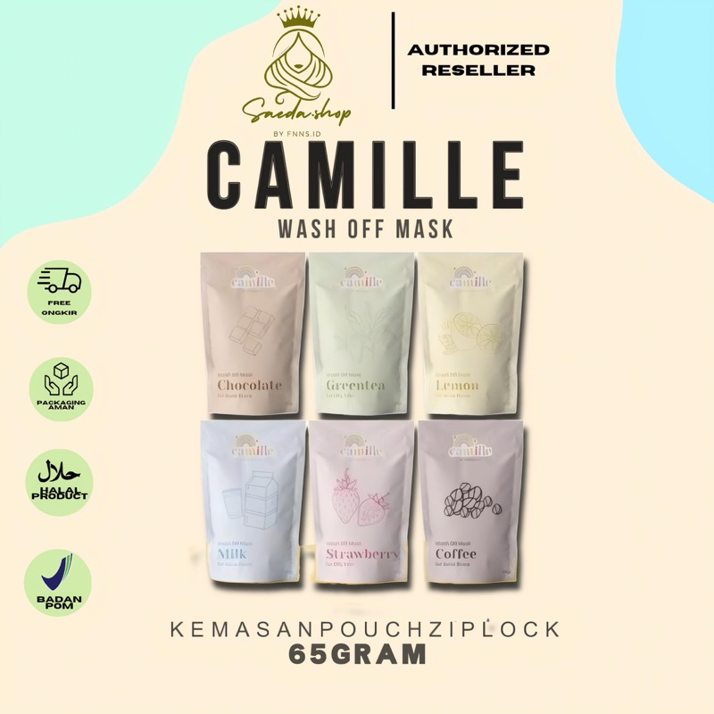 [ORIGINAL 100%] MASKER ORGANIK CAMILLE / MASKER ORGANIK BY CAMILLE FACEMIST CAMILLE