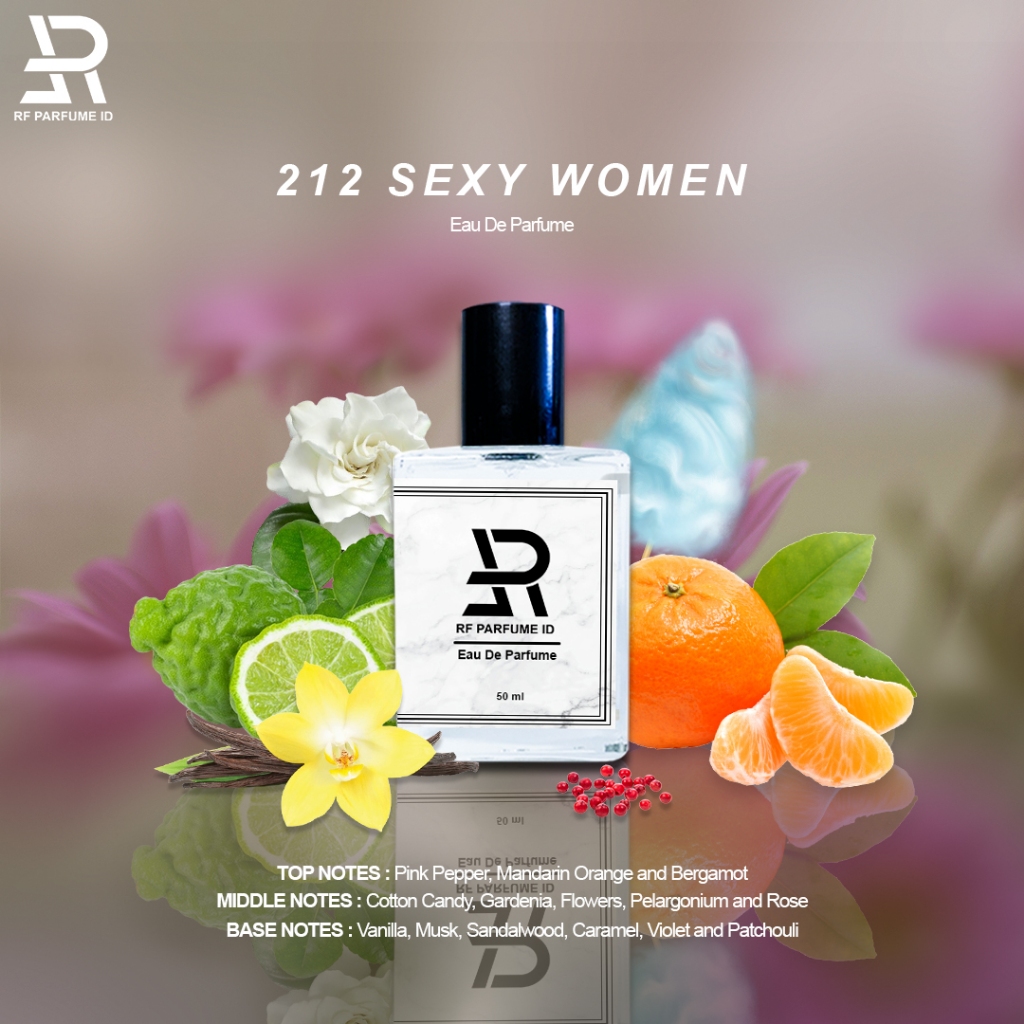 Parfume Wanita 212 Sexy Women Tahan Lama Wangi Seger  Inspired Parfum BY RF PARFUME ID