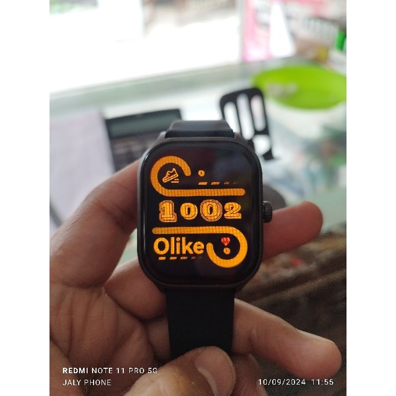 smartwatch jam pintar olike blotooth detak jantung garansi resmi