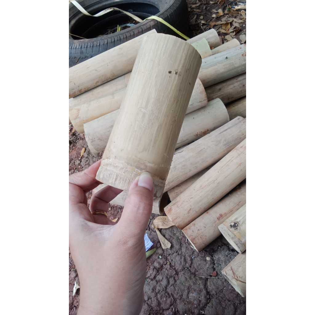 Potongan Bambu Untuk Kerajinan / Bahan Kerajinan Bambu