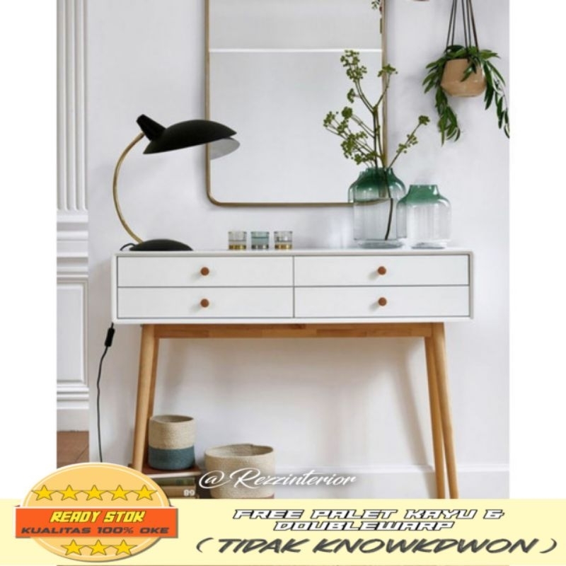 meja kerja,meja belajar,meja kamar,meja rias 4 laci minimalis