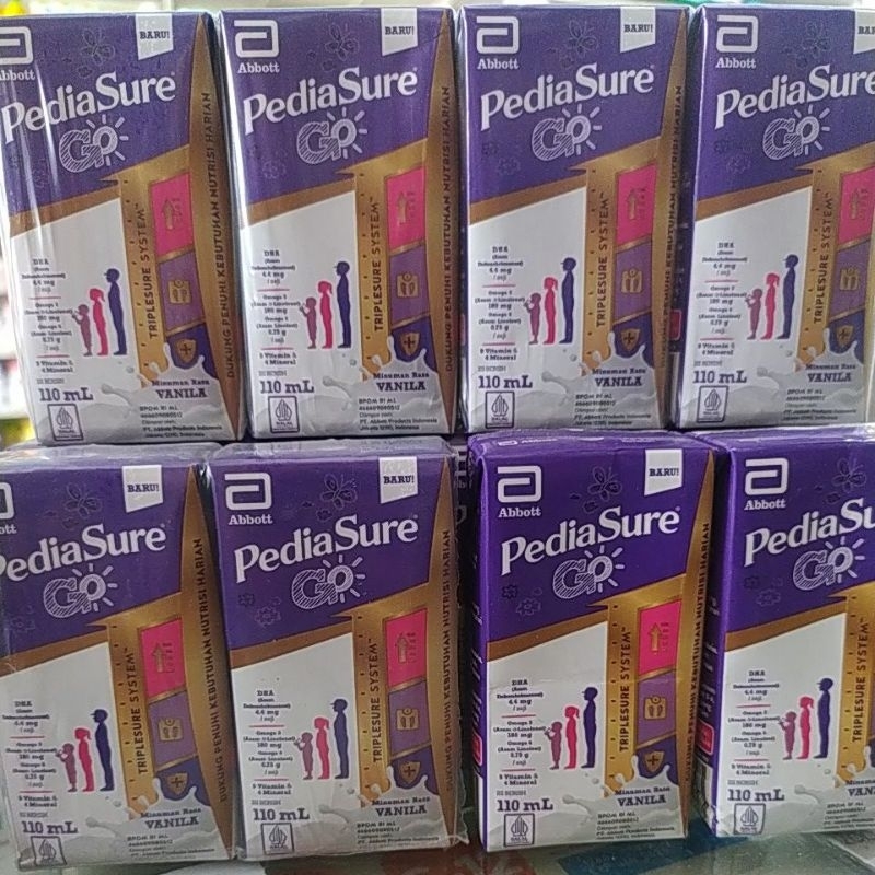 

Pediasure Go UHT vanilla cokelat 48pcs