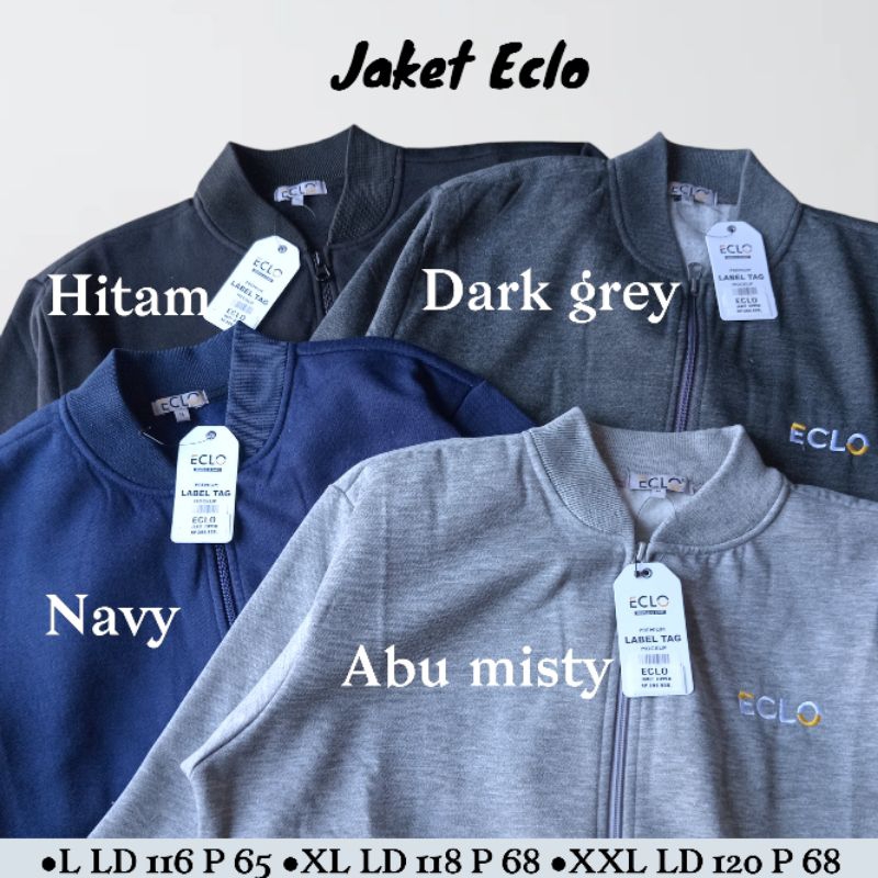 JAKET ECLO HOODIE DAN TANPA HOODIE
