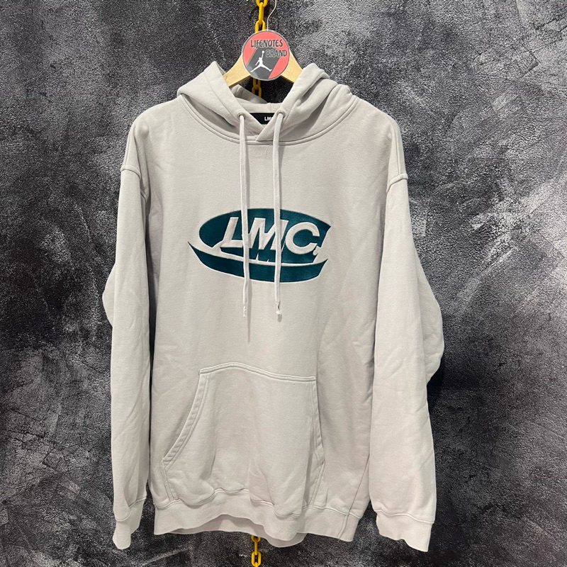 Hoodie Second Thrift LMC Grey Bordir Pict Garansi sesuai gambar dan video Katagori L-XL