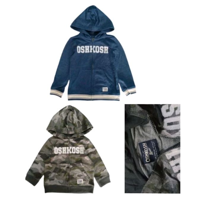 Jaket hoodie anak 18 bulan-3 tahun dari Oshkosh
