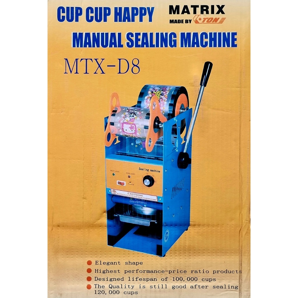 CUP SEALER / MESIN PRESS GELAS PLASTIK MATRIX D-8