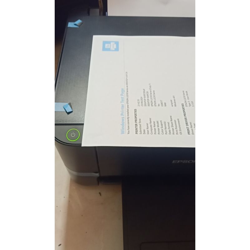 Epson L3210 Ink Dye second normal