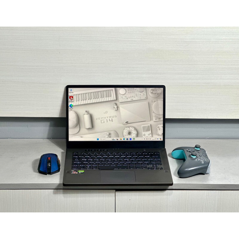 LAPTOP GAMING ASUS ROG ZEPHYRUS G14 GA401II RYZEN 5-4600HS GTX 1650ti