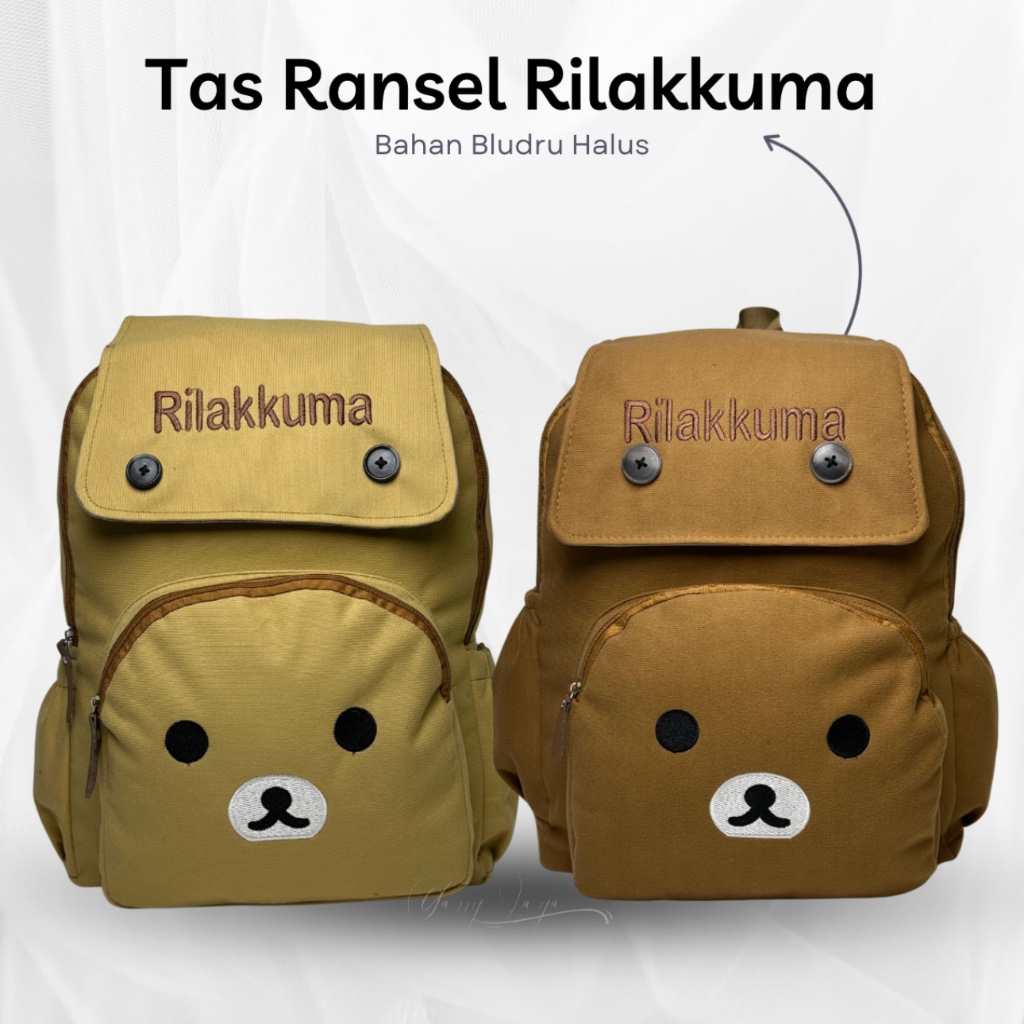 Tas ransel / bagpack Rilakkuma / Ransel Rilakkuma Tas ransel Rilakkuma bagpack tas ransel sekolah