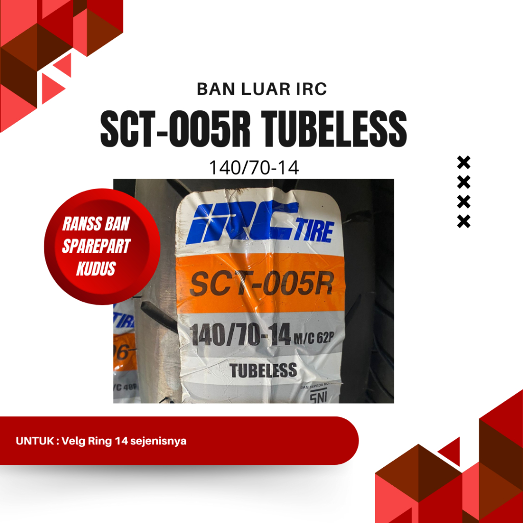 BAN LUAR IRC SCT005R 140/70-14
