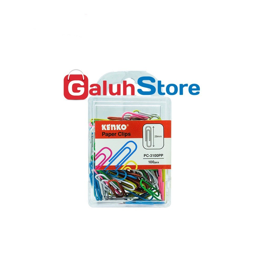 

Paper Clips PC- 3100 PP Isi 100 Pcs KENKO