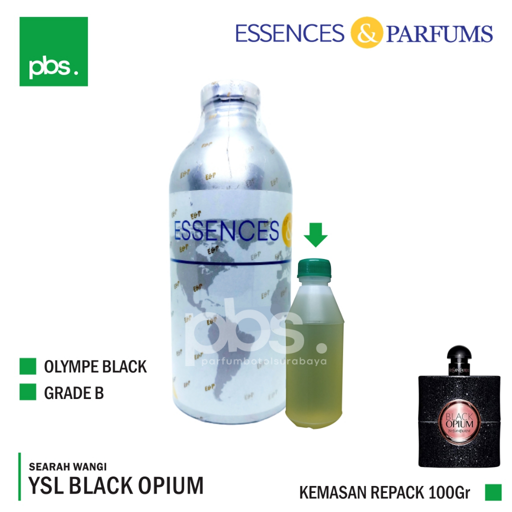 Bibit Parfum - Olympe Black 68611 | Black Opium by Essences | Grade B | 100gr