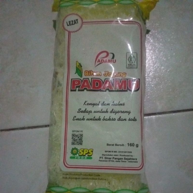 

BIHUN JAGUNG PADAMU 2 bungkus