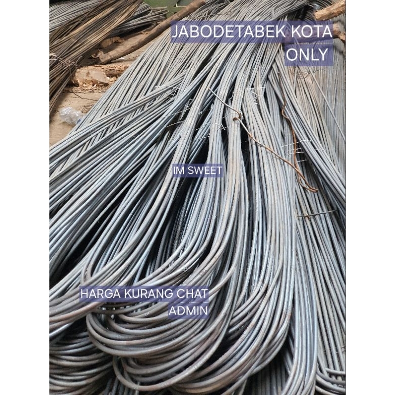 Besi Beton Polos 8mm STD / Full A / B